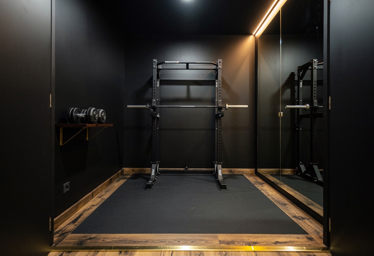 Vaulted gym space